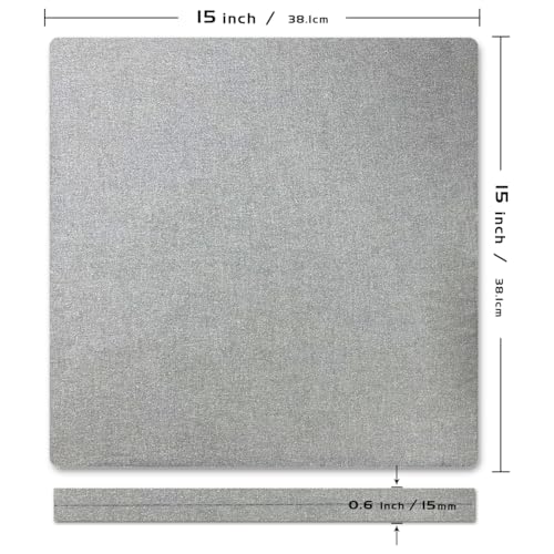 ReArt 15" x 15" Heat Press Mat for Cricut Easypress Both Sides Applicable - Mat for Heat Press Machines and HTV and Iron On Projects - size: 15" x 15"