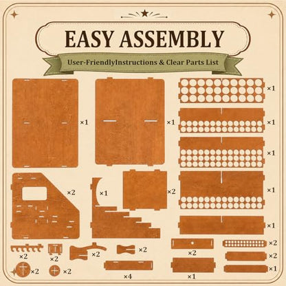 Colingmill 128 Holes Wooden Paint Organizer with Acrylic Storage Shelf 26 Brush Slots, 6 Drying Slots 2 Miniature Paint Handles 2 Drawers for Miniature Paints Storage 2oz and 17ml Bottles