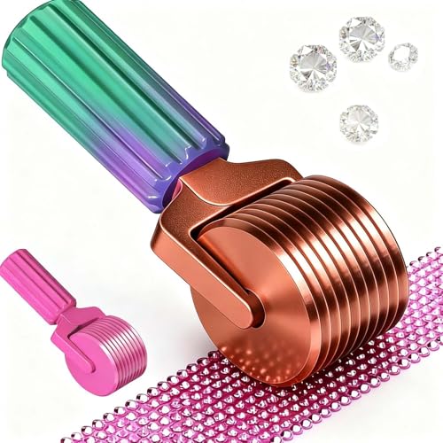 Upgraded Diamond Painting Roller Tool & Straightener, Detachable Diamond Art Roller for Smooth Pressing, 5D Gem Art Accessories and Crafting Supplies for Canvas Flattening, Dazzling - color: Dazzling
