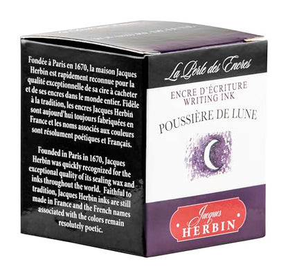J. Herbin Fountain Pen Ink - 30 ml Bottled - Poussiere de Lune, 1.01 Fl Oz (Pack of 1) - color: Poussiere De Lune, size: 1 fl oz