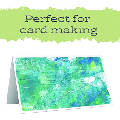 Gel Press Monoprinting Print Plate - A5 (5.8 x 8.3 inches) Gel Plate - Printmaking Supplies - Reusable Gel Printing Plate for Press Art for Card Making, Scrapbooking, Journaling, Arts & Crafts