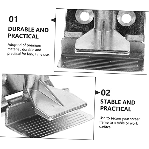 Gogogmee Silk Screen Printing Butterflies Hinge Clamp for Screen Printing Press Squeegee - color: Silver