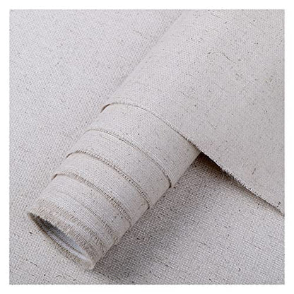 Painting Canvas Roll 3M One Roll Professional Blank Canvas for Painting Layer Acrylic Oil Painting Canvas Linen Blend Primed Art Supplies for Artist Natural Cotton Canvas Fabric - color: 3m Long Width 180cm