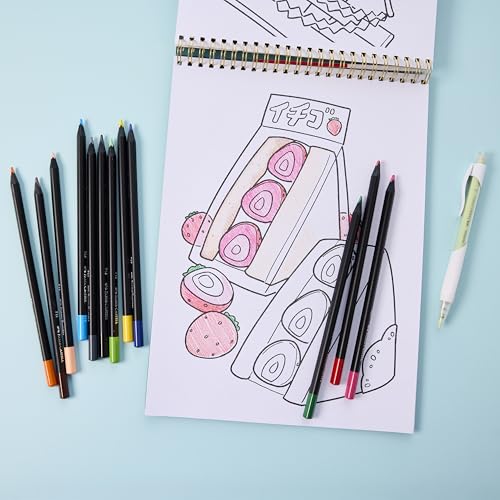 Faber-Castell Anime Drawing Kit: Japanese Adventures Edition | Step-by-Step Instruction Book with 20 Practice Pages, Color Pencil Set & Drawing Supplies for Kids, Summer Craft Supplies (1 Book) - style: Japanese Adventures Edition