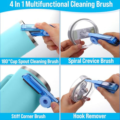 XANGNIER 3 Pack Water Bottle Cleaner Brush Kit-Cleaning Set for Sports Water Bottle, Baby Bottles, Tumbler Cup Bottle Cleaner Brush - size: 3 pack