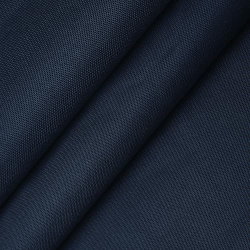 Foreate Waterproof Canvas Fabric by The Yard 600D Fade & UV Resistant Indoor Outdoor Oxford Fabric 58” W Upholstery Polyester Material for Patio Chairs Tent Camping DIY, 3 Yard Navy Blue - color: Navy Blue, size: Pre-cut 3 Yards 58"x108"