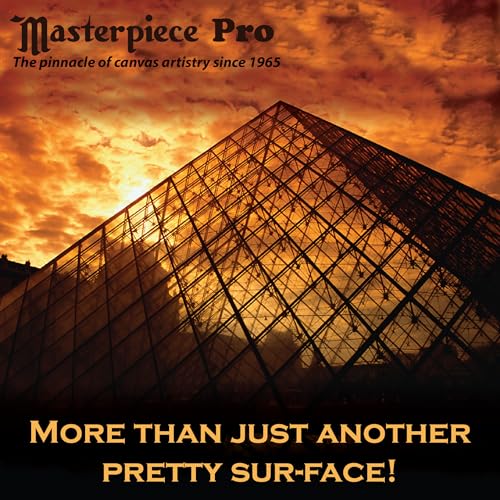Masterpiece ZSMS-1114 Monet Pro 1.5" Deep Sausalito Heavy Weight and Texture 14 oz Cotton Stretched Artist Canvas 11" x 14"