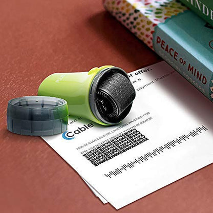 Guard Your ID Advanced Roller Identity Theft Prevention Security Stamp Green (38311) - color: Green, size: Regular
