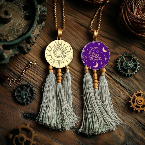 CHGCRAFT Sun and Moon Polymer Clay Texture Sheets Divination Pattern Silicone Texture Stamp Clay Texture Mat Modeling Pattern Pad Sheets for Jewelry and Earrings Tools, 5.5x5.5 inch - style: Sun and Moon
