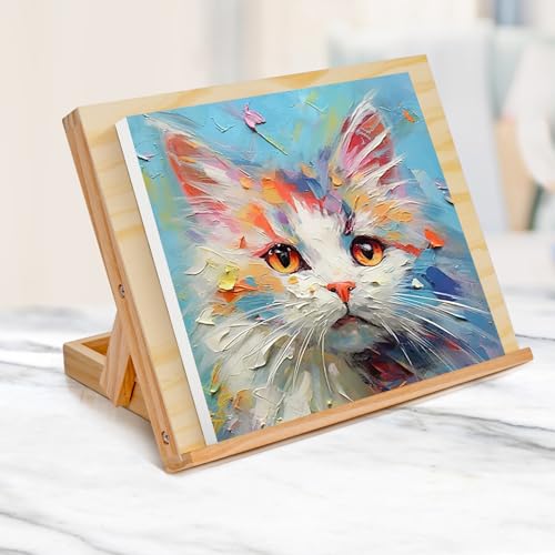 Easel for Painting Tabletop Table Easel 13 4/5 by 11 2/5 in | Adjustable Angle Art Easels for Painting Art Supplies for Adults Student Artist