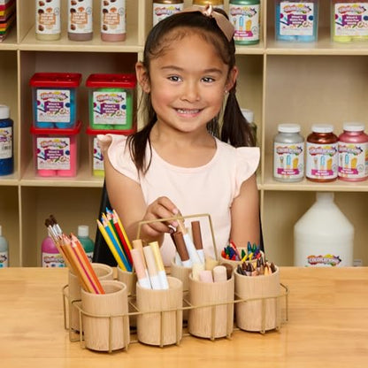 Colorations Art Supply Caddy - color: brown