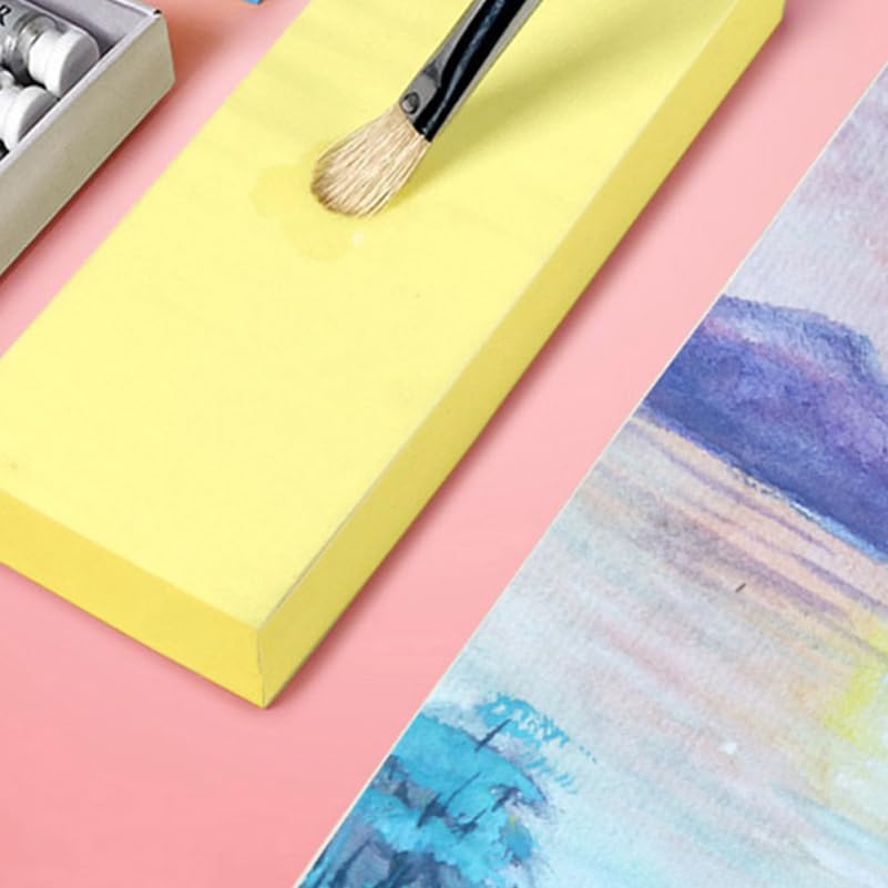 Special Sponge for Brushes 3-Pack Water Absorbing Art Painting Sponges for Watercolor and Gouache Soft and Durable 2.63X1.08X1.18 Inches