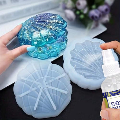 2 Pcs 150ML Mold Release Spray for Resin Molds – Water-Based Silicone Release & Protectant for Silicone and Epoxy Resin Molds, Fast-Drying Non-Stick for Easy Demolding & Longer Mold Life - color: 300ml