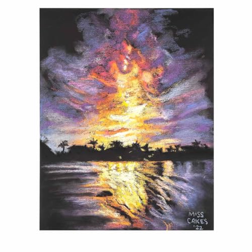 Paramount Black Canvas All-Media Primed Cotton Canvas Roll - 84" x 6 yd - Medium Texture, Unbleached 100% Cotton, Double-Primed with Acid-Free Black Acrylic Gesso - for Acrylics, Oils & Alkyds - size: 84" x 6 yd