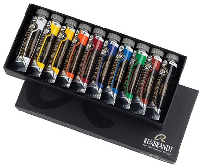Rembrandt Oil Colour 10x15ml Tube Basic Paint Set