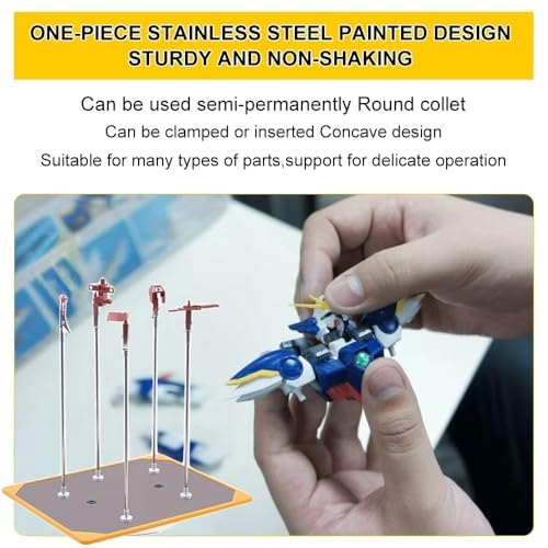 12PCS Stainless Magnetic Bases for Model Spraying, Strong Grip, Anti-Slip Attach to Iron Workbenches/Turntables Durable, 0.4" Washable - Ideal for Miniatures & Small Parts (Clips Not Includ) PMKJ033M - size: Magnetic base