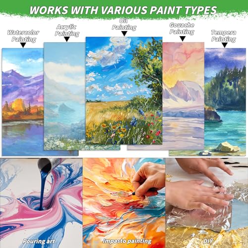 6 Pack Stretched Canvases for Painting 24x36 100% Cotton Large Canvas Boards for Painting Bulk, White Painting Canvas for Oil, Acrylic Paint & Other Painting Media - style: 24x36In-6 Pack