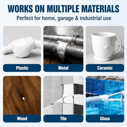 High-Strength Multi-Purpose Repair Clay, Strong Clay Iron Adhesive, Repair Putty Plastic Metal Wood Ceramic Tile and Glass, for Bonding, Repairing, Filling Cracks Holes (1PC) - color: 1PC