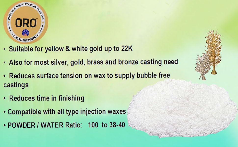Premium Jewelry Making Casting Powder Lost Wax Investment Powder 25Lbs