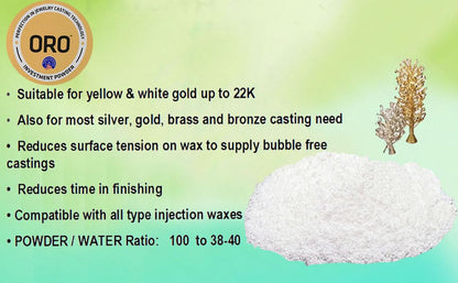 Premium Jewelry Making Casting Powder Lost Wax Investment Powder 25Lbs