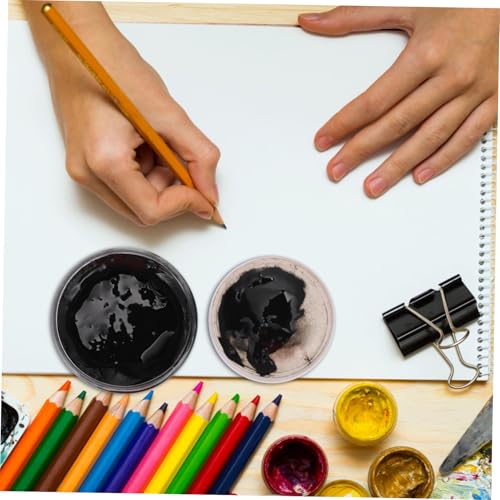 Water-Based Block Printing Ink Pigment Lightweight Portable 300ml Black Color Paste and Filler for DIY and Painting for Artists and Students