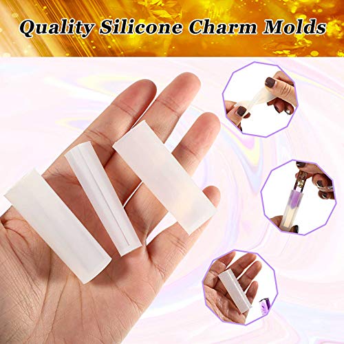 Patelai 10 Styles Pendulum Resin Molds Silicone Pendant Molds Epoxy Quartz Crystal Gemstone Multi-Facet Jewelry Molds for DIY Crafts Jewelry Decorations Making