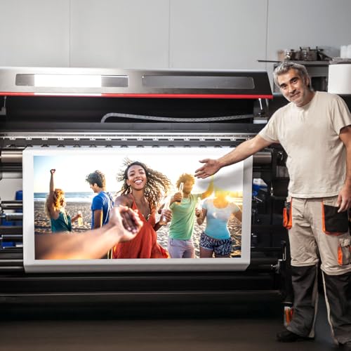 Premium Polyster Canvas Roll, Canvas Paper for Printing, Quick Dry, Wide Format Inkjet Printer Compatible, Paper Roll, Perfect for Fine Art, Photography, Giclée Printing, Archival Quality Prints - size: 36"x60' 420GSM Cotton