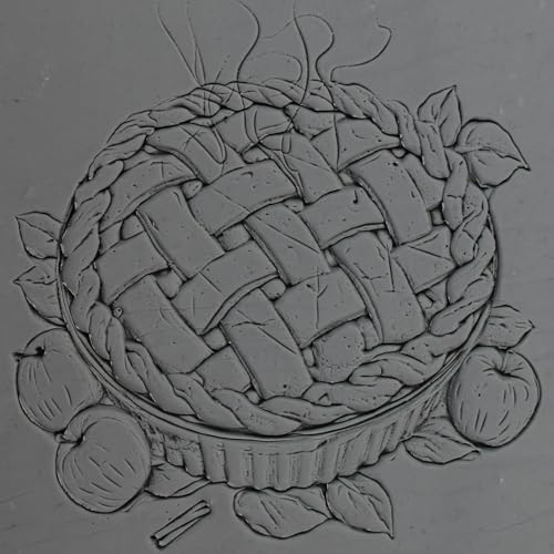 Apple Pie Clay Texture Roller 4" for Polymer Clay - color: Apple Pie Roller