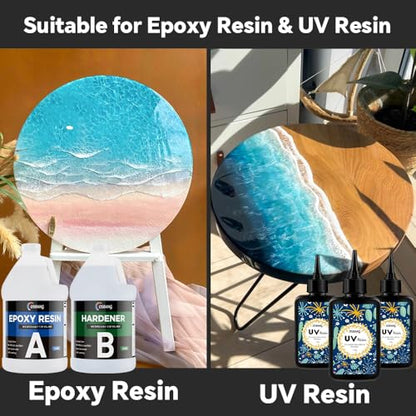 Black Epoxy Resin Pigment Paste 3.4 fl.oz/100ml High Concentrated Resin Dye for Resin Art River Table Jewelry Making Coasters - color: Black