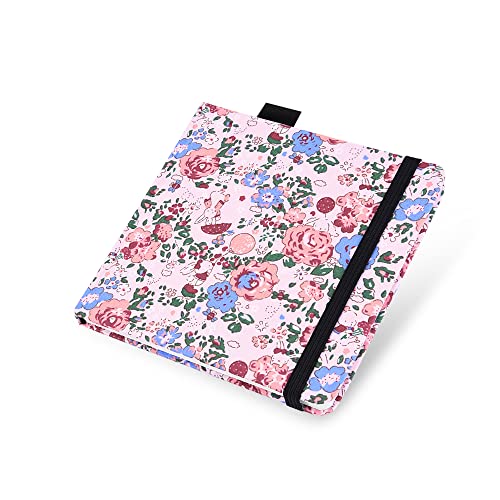 Watercolor Paper Sketchbook,5x5 Inch Mixed Media Notebook,140lb/300gsm Artist Heavyweight Paper,20 Sheets Small Travel Drawing Journal for Adults,Painting,Watercolors,Art Supplies,Rose Rabbit - color: 5x5 inch-300gsm-rose rabbit