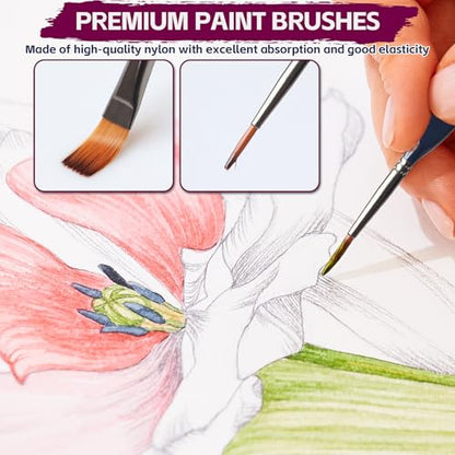 Fine Micro Detail Paint Brushes 15Pcs Mini Model Figurine Acrylic Watercolor Oil Craft - size: 15PCS Paint Brushes