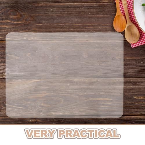 VICASKY 2pcs Silicone Table Mats Non-Stick and Heat Resistant Scratch Protection, Waterproof Dining Table Covers for Kitchen, Crafting, Work, and DIY Use, Suitable