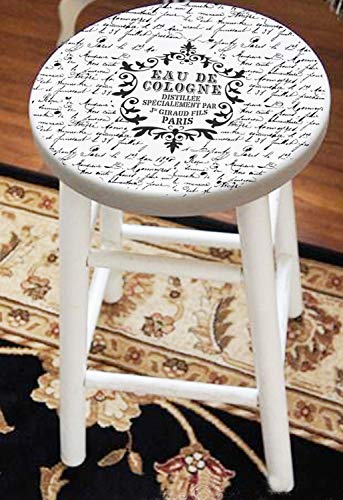CrafTreat Reusable French Writing Stencils for Painting on Furniture, Wood, Canvas, Paper, Fabric, Wall and Tile - French Script - A4 (8.3 x 11.7 Inch) DIY Art and Craft French Letter Stencils