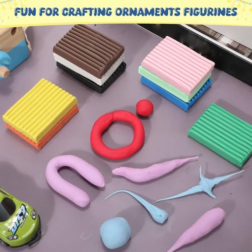 Syhood 144 Pieces Non Drying Modeling Clay 12.7lbs Modeling Clay for Kids 1.41 Ounce Each for Boys Girls Classroom Arts and Crafts Projects Play, 8 Colors