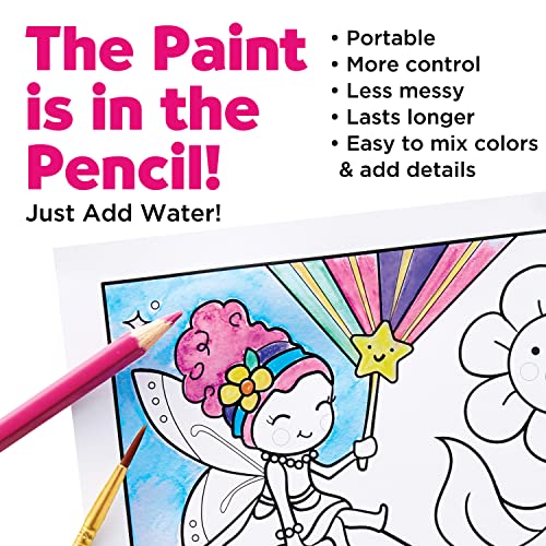 Faber-Castell Paint by Number Fairy Friends Pets - Kids Watercolor Fairies Toys for Ages 6-8+ - style: Fairy Friends