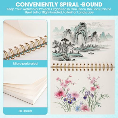 Watercolor Paper Pad - size: 4”×6“(2pack)
