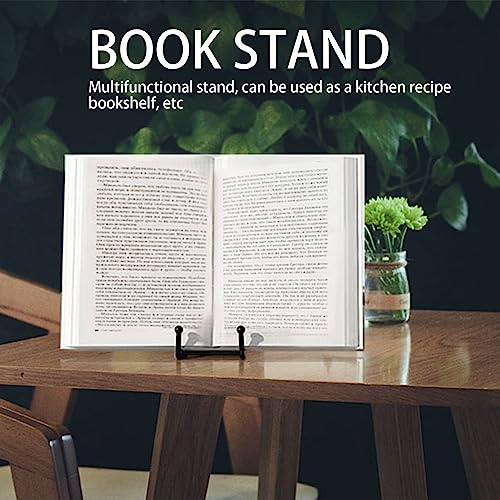Hoewina 5 Pack 6 Inch Plate Stands for Display, Plate Holder Display Stands, Metal Frame holder stand for Book, Picture, Decorative Plate, Photo and Platter, Tabletop Art…