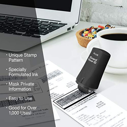 Guard Your ID Advanced Security Roller 2.0 for Identity Theft Prevention Stamping Black - color: Black, size: Regular