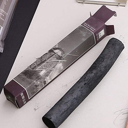 Artist Willow Charcoal Sticks Water Basic Natural Charcoal Piece 1 PCS (Willow Charcoal Diameter 16 mm)