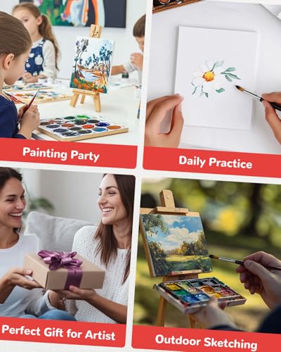 Small Painting Canvas Boards 60 Pack 5x7 Inch Kids Canvas Panels Blank White 100% Cotton for Acrylics Oil Watercolor Tempera Paints Art Class Supplies - size: 5"x7"- 60pcs
