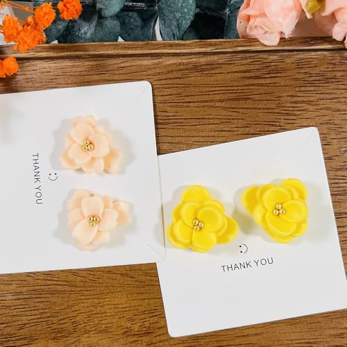 Xaekicr A2-3-1-Handmade Jewelry Pendant Crafting Kit,Flower Plastic Molds Set, DIY Polymer Clay Printing Tools - color: Y color