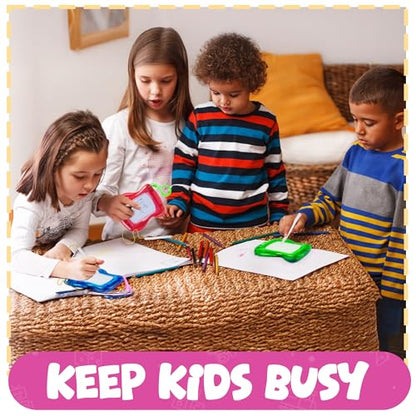 Bedwina Mini Magnetic Drawing Board for Kids - (Bulk 300 Pcs) Backpack Keychain Clip Drawing Boards, Erasable Doodle Sketch Writing Pad Boys & Girls, Birthday Kids Party Favors & Goodie Bags Stuffers - size: 300 Count (Pack of 1)