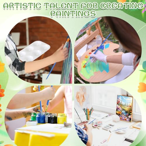 Zhanmai 72 Pcs 12 Sets Sip and Paint Kit Pre Drawn Canvas for Painting 8" x 10" Paint Party Canvas Painting Pre Printed Canvases for Party Favor DIY Virtual Adult's Date Night(Plant) - style: Flower