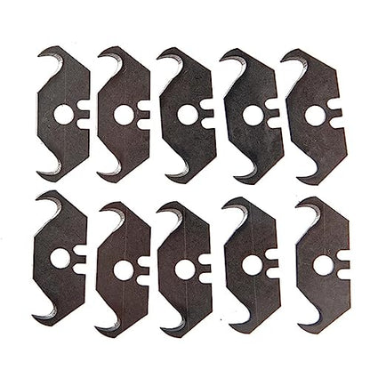 Carpet and Linoleum Cutting Blades, 80-Piece Set (2x40pcs) - Carbon Steel Utility Knife Blades for Flooring, DIY Crafts