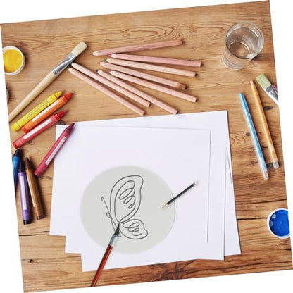 ARTIBETTER 5pcs Round Rubber Carving Blocks for DIY Stamp Making Durable Soft Rubber Engraving Material for Craft Projects and Art Practice
