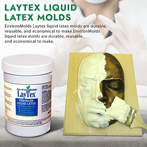 EnvironMolds LayTex Liquid Latex Mold Making Rubber, 1-Gallon