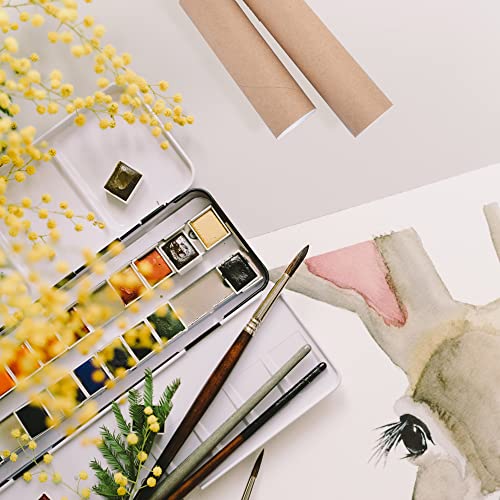 MagicWater Supply Mailing Tube - 2 in x 24 in - Kraft - 6 Pack - for Shipping and Storage of Posters, Arts, Crafts, and Documents - size: 6 Pack