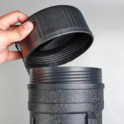 FixtureDisplays® 3.5" Inside Diameter Document Poster Tube, Telescoping Document Resistant Tube Mailer, Black Plastic Storage Tube Expands from 30.3" up to 53.9" 18350-NF