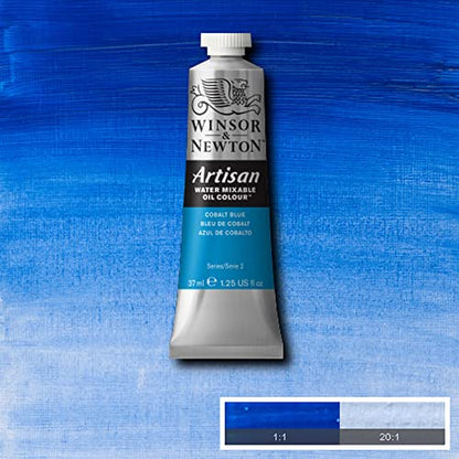 Winsor & Newton Artisan Water Mixable Oil Colour, 1.25-oz (37ml), Cobalt Blue - color: Cobalt Blue, style: 1.25-oz