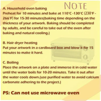 ReArt Polymer Oven-Bake Clay Black, Non Toxic 1.1Lbs Great for Modeling, Sculpting, Holiday, DIY Jewelry Making Projects